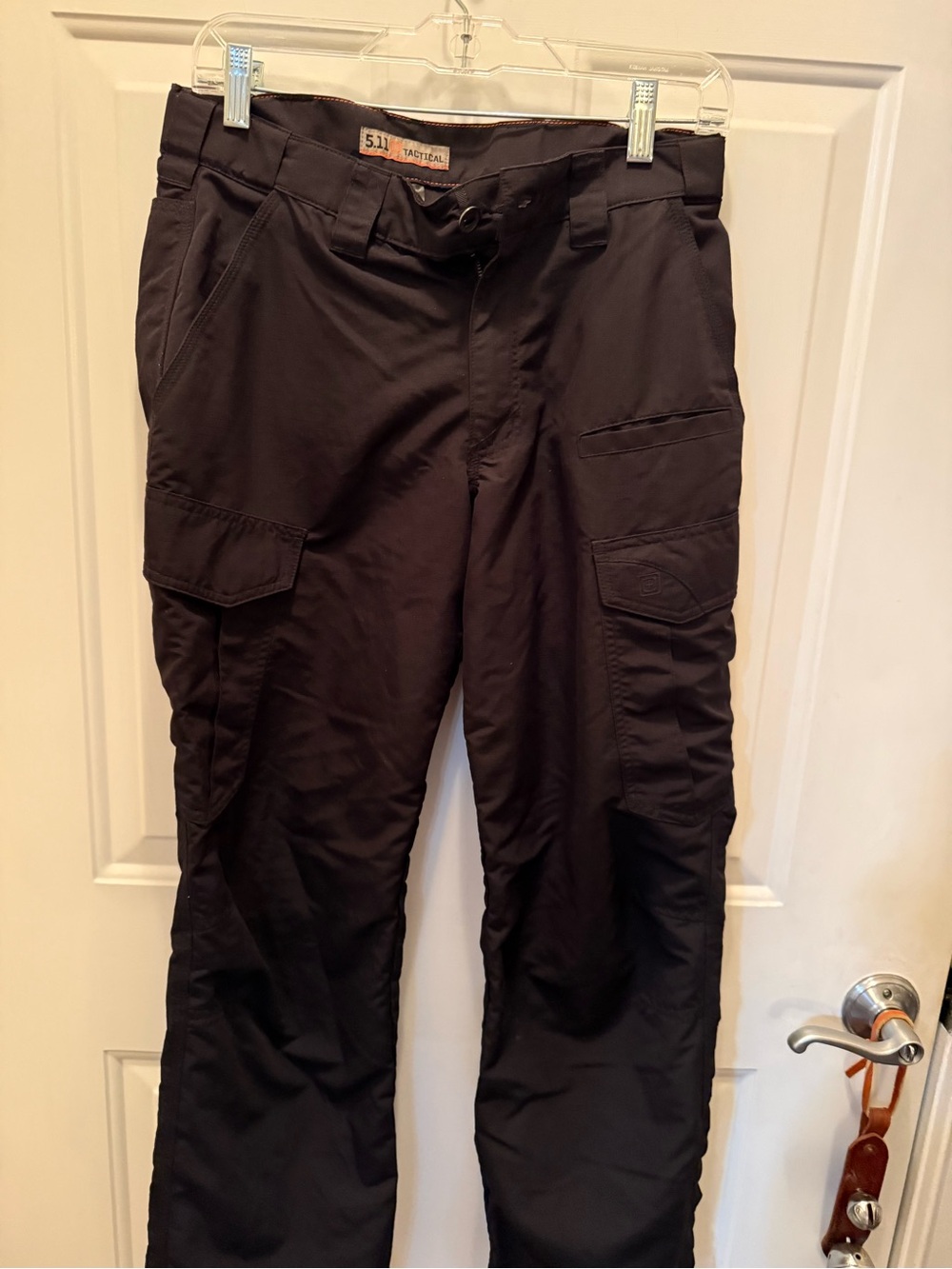 5.11 Tactical Men's Black Cargo Pants - Utility Pocket Work Trousers 30x30